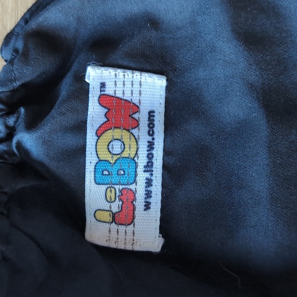 Kids' Black Mittens with sleeve - Picture 3 of 8